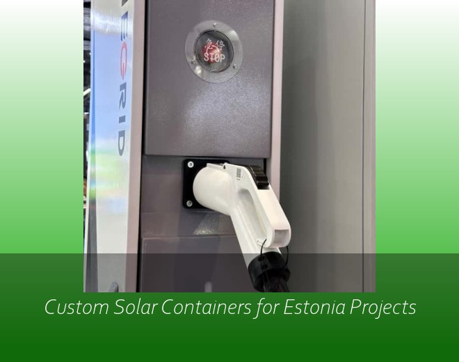 Custom Solar Containers for Estonia Projects